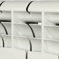 ROMMER BI500 10 секции радиатор биметалический (RAL9016)