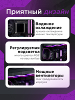 RX9070XT 16Gb игровой компьютер RYZEN 7 9800X3D / 64GB DDR5/SSD 2ТБ/850W 80+ /Win 11 PRO