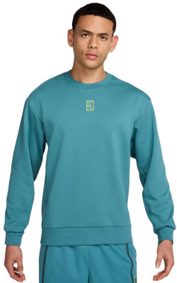 Мужская теннисная кофта Nike Court Heritage Dri-Fit - Бирюзовый