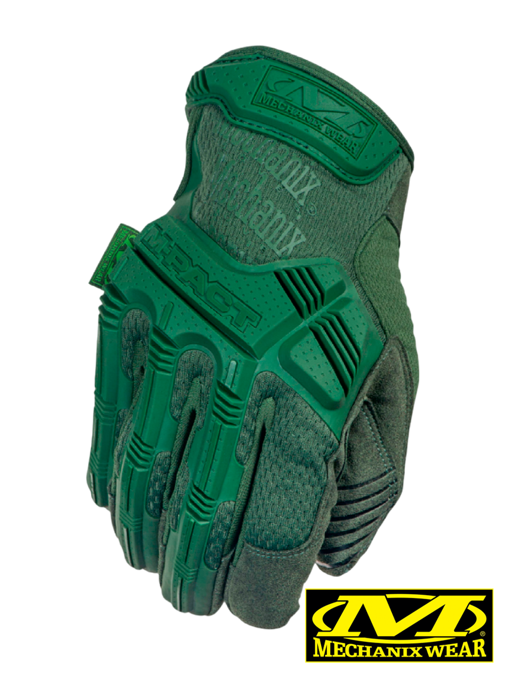 Перчатки полнопалые Mechanix M-Pact (оригинальные). Олива