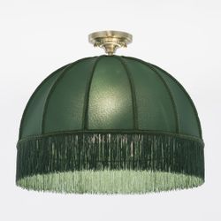 Citilux Базель CL407032 Подвесной светильник бронза с зелёным абажуром