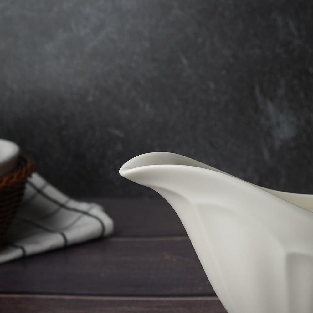 Соусник 220 мл 19,8*8 см h10,4 см с ручкой фарфор Bella Noble [1]