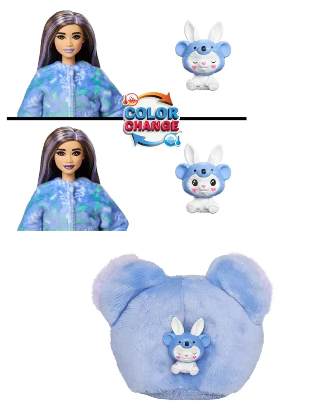 Кукла Барби Кьюти Ривл Cutie Reveal Кролик-коала HRK26