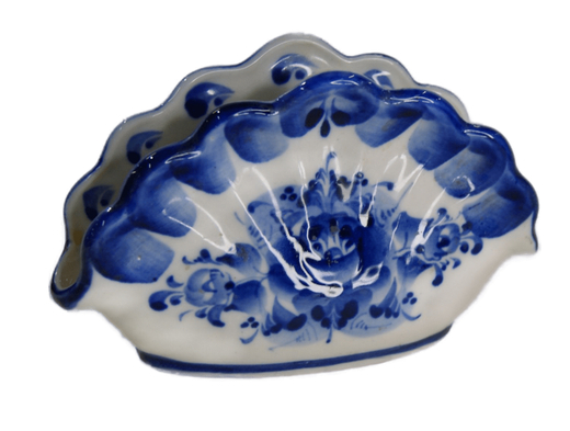 Салфетница. Фарфор. Дулево. Авторская работа. 2004 год.