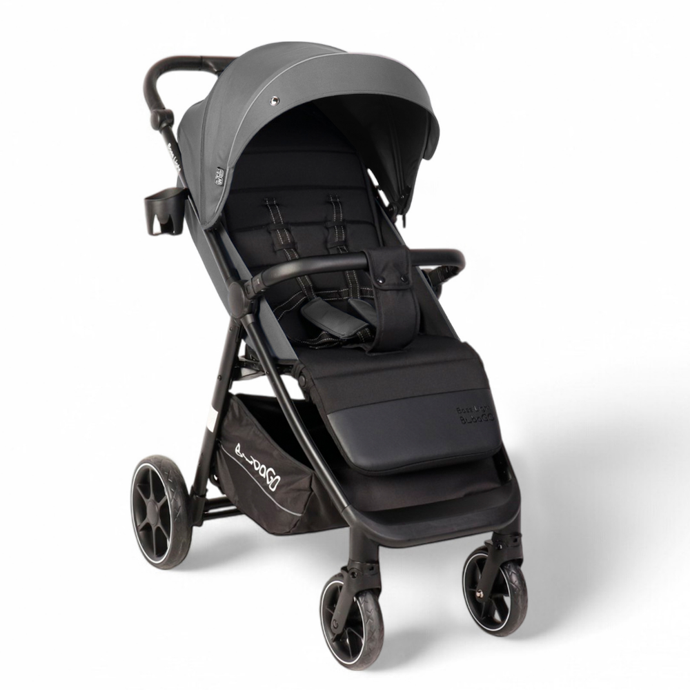 Коляска детская прогулочная BubaGo арт.BG 137-3 MODEL BASS Light color/ цвет Grey /Серый