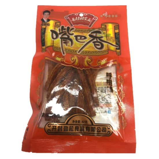 Мясо соевое Maojinsong Острая палочка со вкусом курицы ярко красная, 82 гр (Китай)