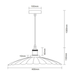 Подвесной светильник Camelion London PL-427L C64 черный + бронза