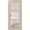 Цена на Межкомнатная дверь экошпон Турин 530.222 дуб белёный остеклённая Купить Межкомнатная дверь экошпон Турин 530.222 дуб белёный остеклённая