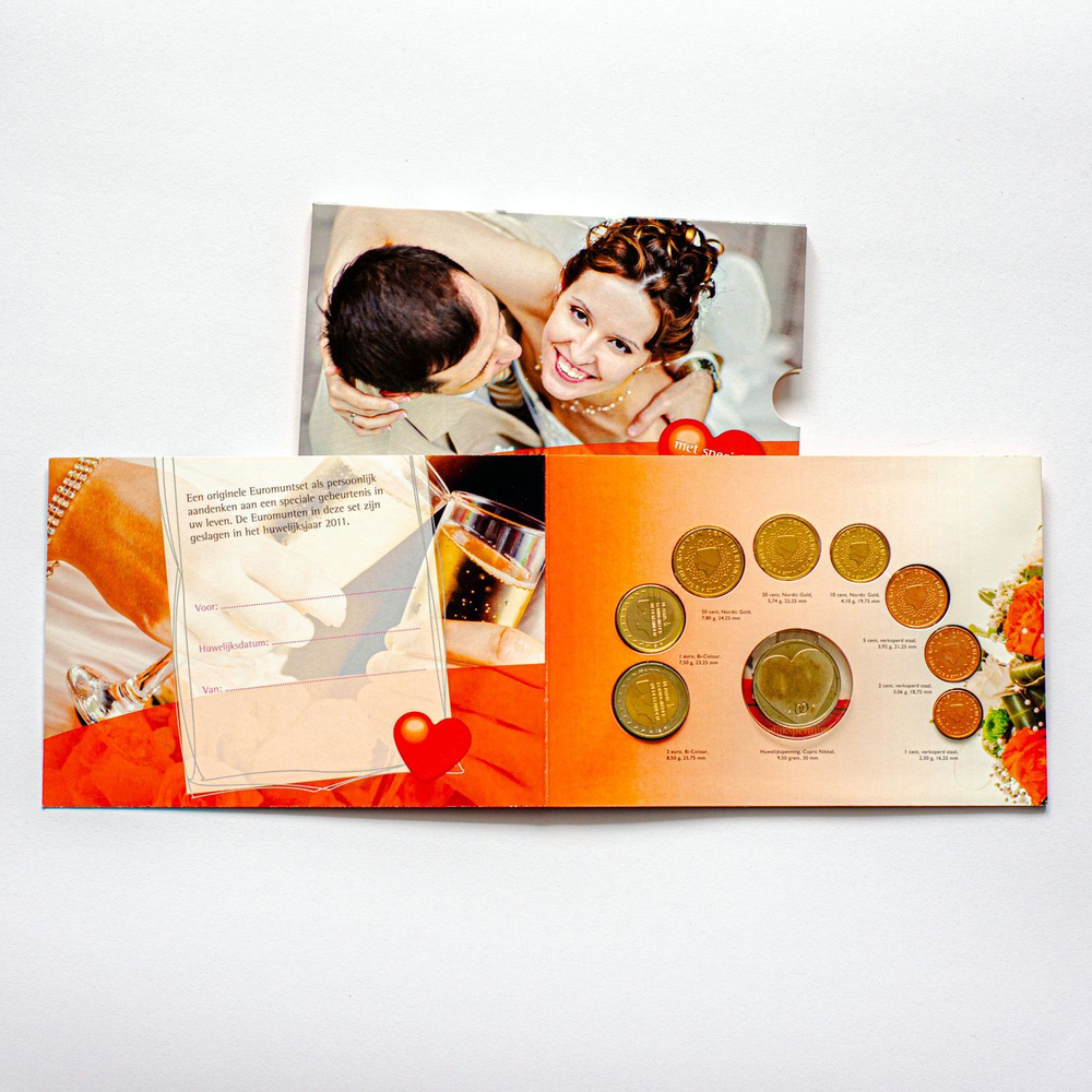 Netherlands 2011 Wedding Coin Set
