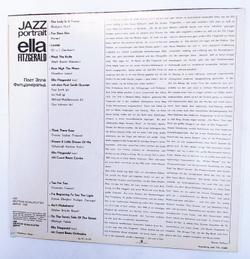 Ella Fitzgerald Jazz Portrait GDR 1970 NM