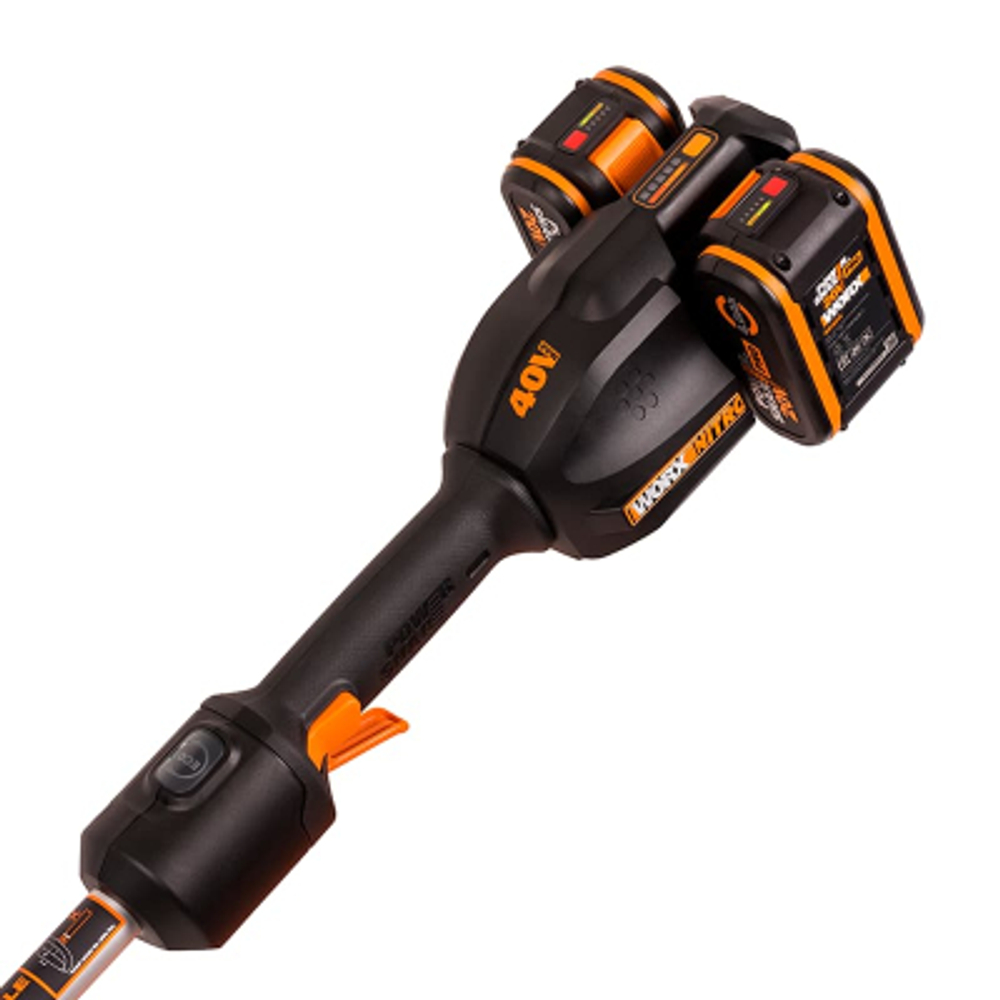 Триммер WORX 40V 38 см бесщеточный аккумуляторный, без АКБ и ЗУ WG185E.9