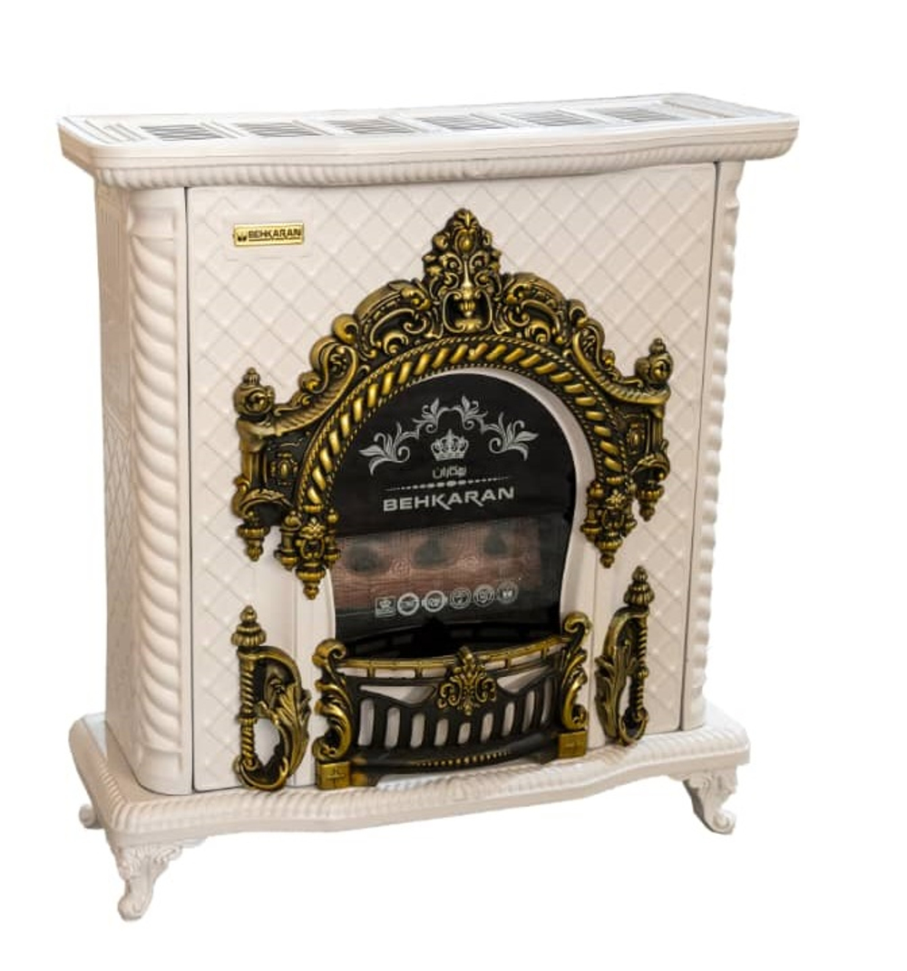 Газовый камин BEHKARAN EM 405 Матовый бежевый (120м2)