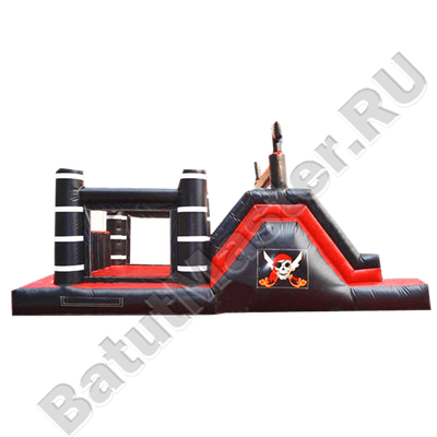 Коммерческий надувной батут "Черный пират"