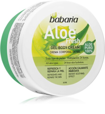 Babaria Aloe Vera - увлажняющий гель для тела для всех типов кожи /   400  ml  / GTIN 8410412100298