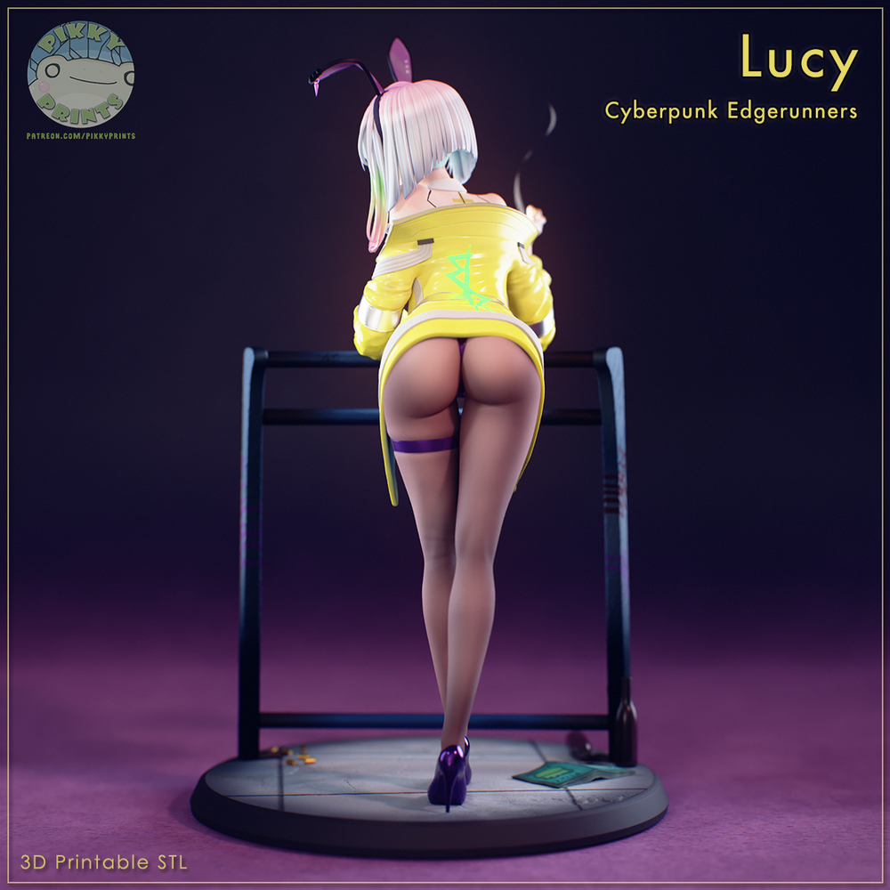 Зайка Люси Киберпанк: Бегущие по краю Фигурка Lucy Cyberpunk: Edgerunners