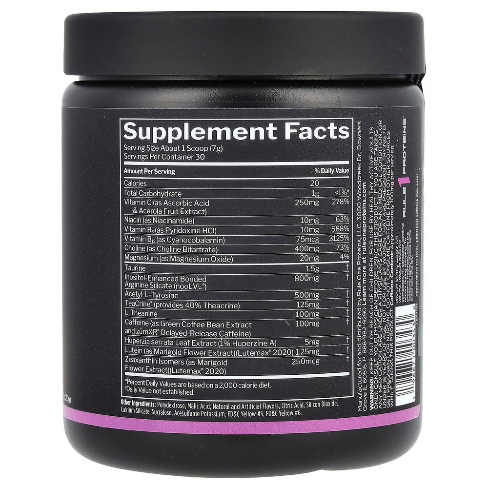 Rule One Proteins, Energized Cognition, Golden Gummy, 210 г (7,41 унции)