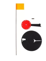 Жерлица не оснащенная с угловой стойкой, катушка d 85, 5 шт