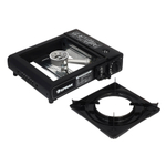 Плитка газовая с цанговым захватом, с переходником ЕРМАК, 34*26*9см