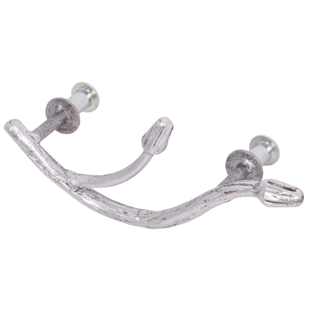 Ручка мебельная Орхидея Симпл 6.5х14.5см Античное серебро