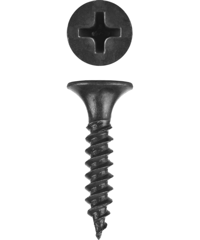 ЗУБР СГМ, 25 х 3.5 мм, фосфатированное покрытие, 2000 шт, саморез гипсокартон-металл, Профессионал (300015-35-025)