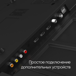 Телевизор Topdevice TV 32" LED FRAMELESS CN04, HD, черный