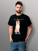 Футболка собака породы сиба-ину