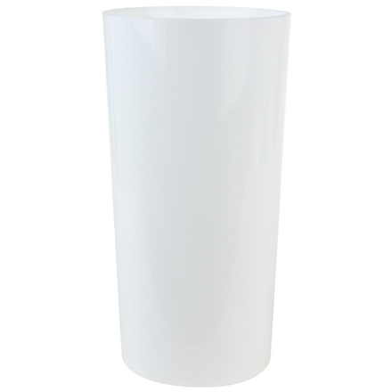 Вазон (пластик) "Инфинити" D18xH35см 8л (Белый)