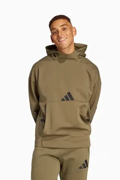 Кофта adidas Z.N.E. - коричневый