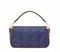 Сумка Fendi из денима синего цвета Baguette