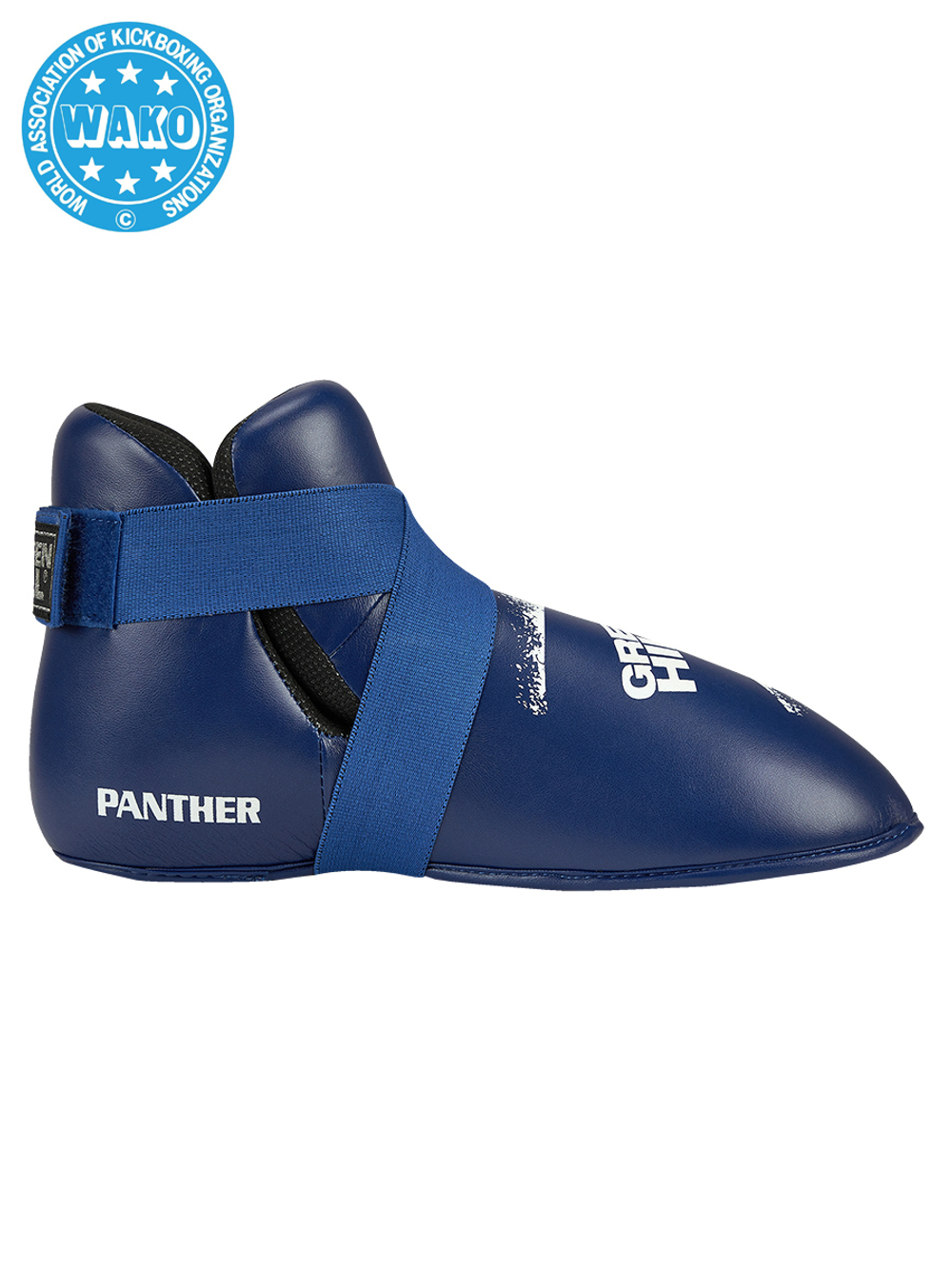 KBSP-3076w Кикбоксерские футы PANTHER WAKO Approved синие