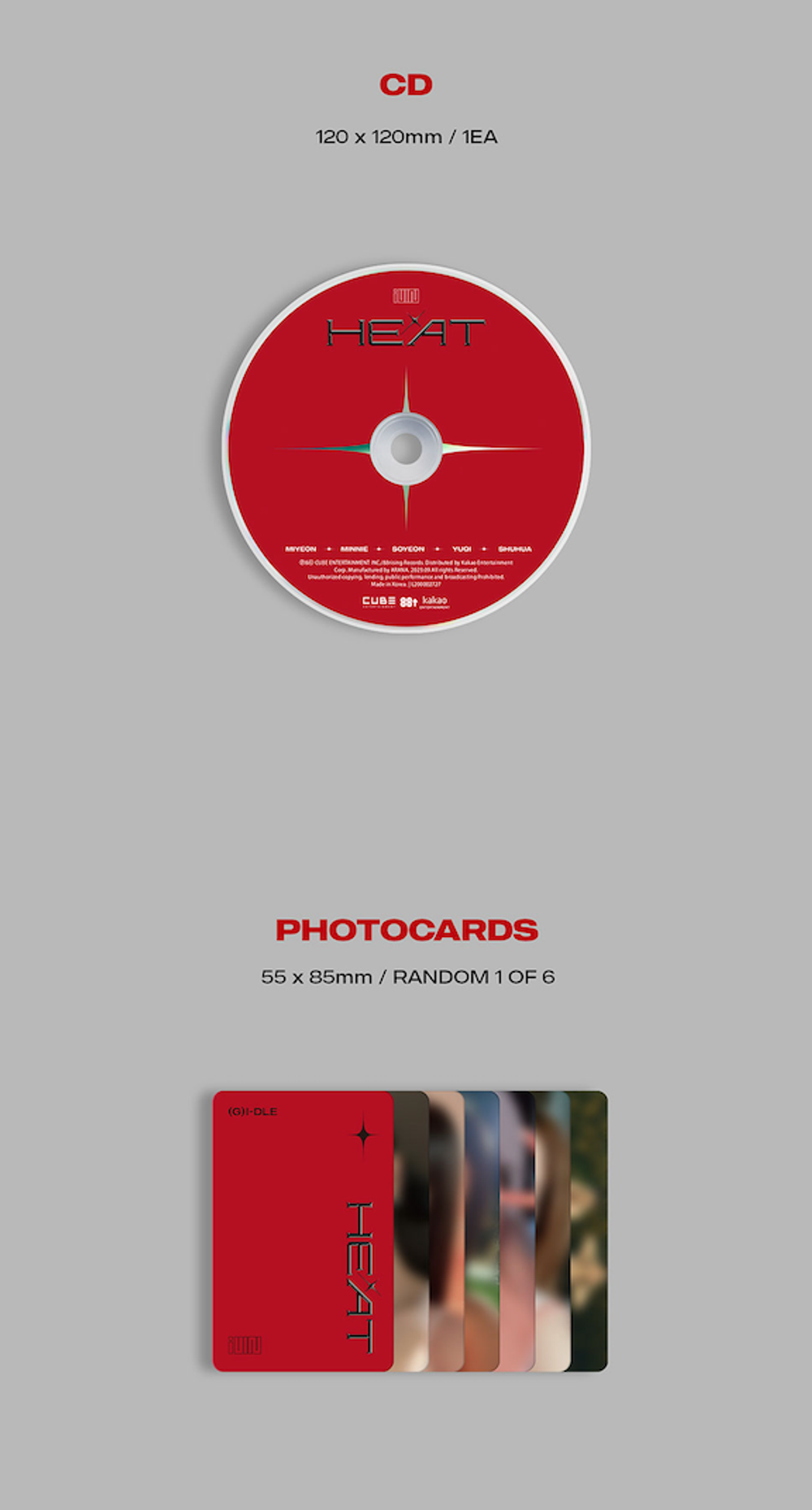 Альбом i-dle - HEAT (DIGIPAK Ver.)