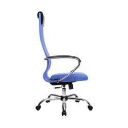 Кресло S-BK-8 (хром/синий)