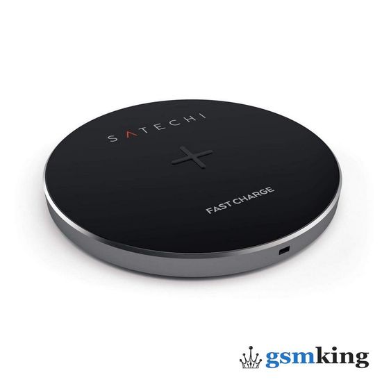 Satechi Aluminum Wireless Charger Pad 2A Space Gray ST-WCPM