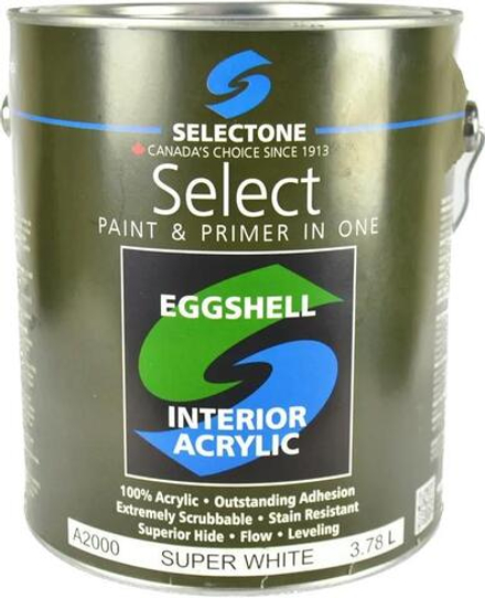 Краска SELECT PAINT & PRIMER IN ONE EGGSHELL A2000