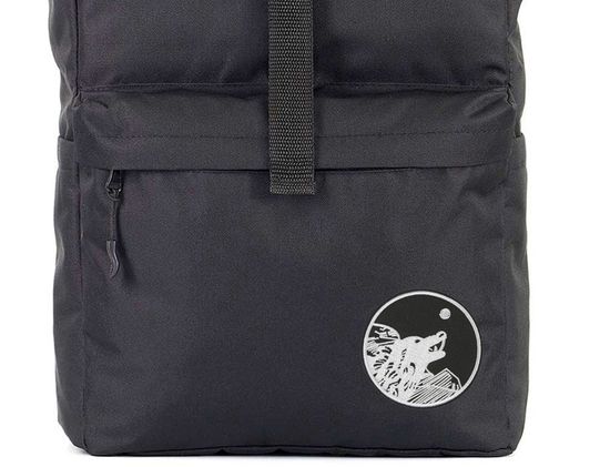 Нашивка термоаппликация на одежду и на рюкзак. Wolf, Волк