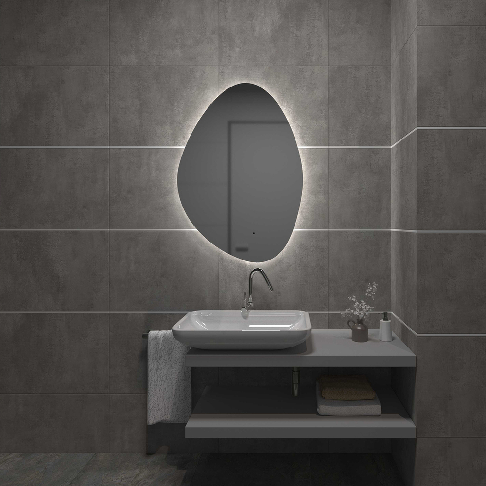 Зеркало MIXLINE "Грейс-ТХ" 700*1000 (ШВ) бесконтактный сенсор,светодиод. подсветка,универсал