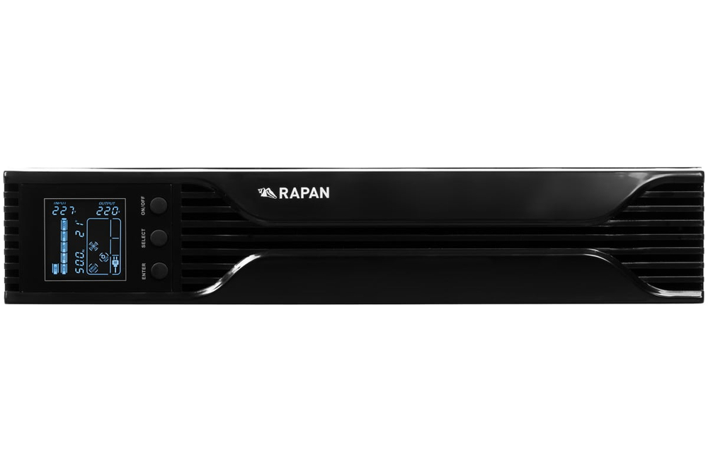 Источник бесперебойного питания RAPAN-UPS 3000-RACK-IN-4X9