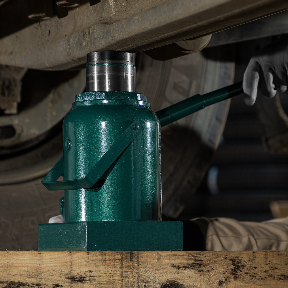 Домкрат гидравлический бутылочный, 50 т, 245-385 мм Сибртех