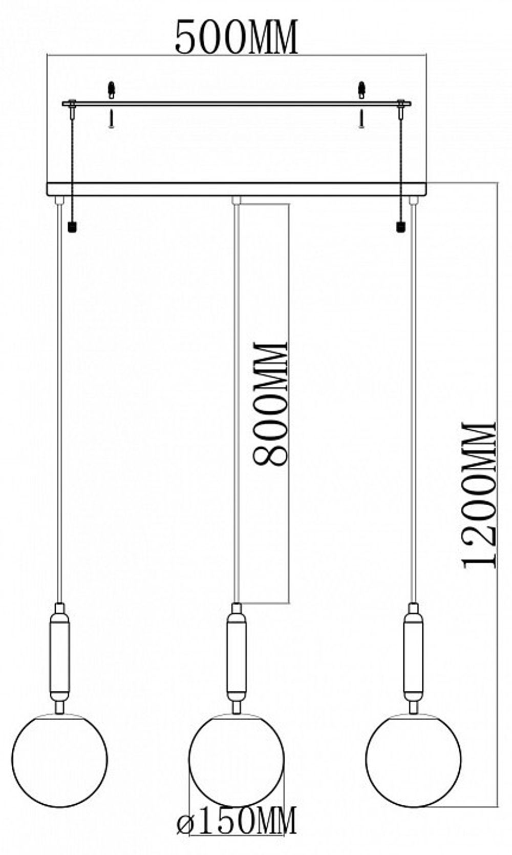 Подвесной светильник Moderli Scrumbel V11565-3P
