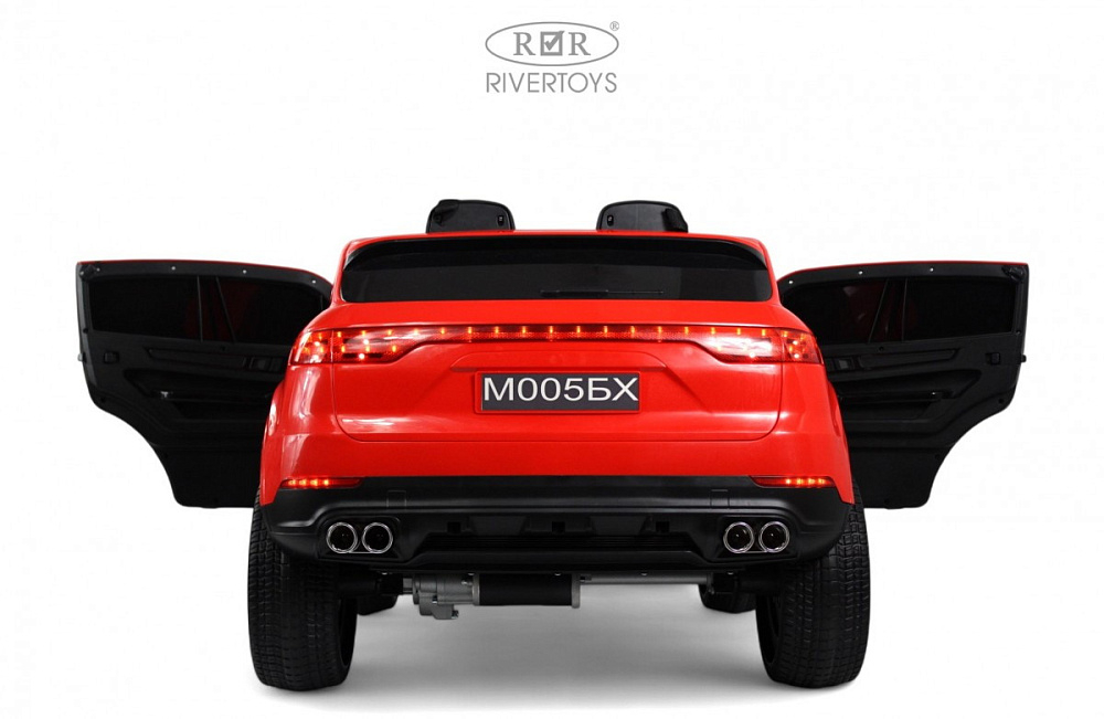 Детский электромобиль RiverToys М005БХ М005БХ-RED/красный