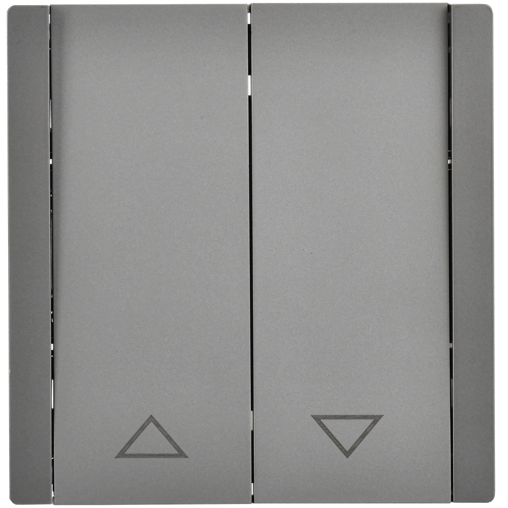 FORTE&PIANO Выключатель жалюзи 10А FP511 сталь IEK
