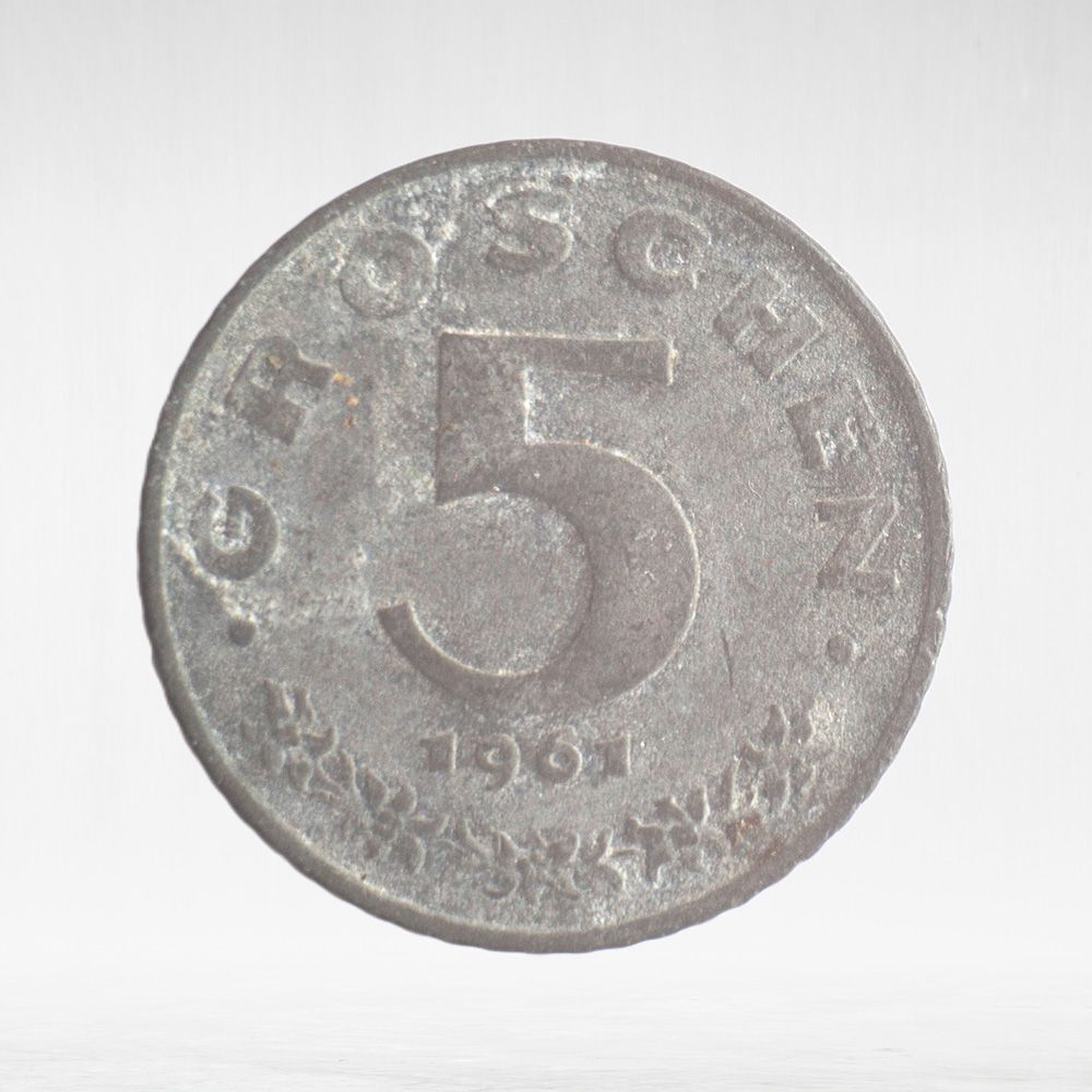 Austria, 5 Groschen, 1961, F
