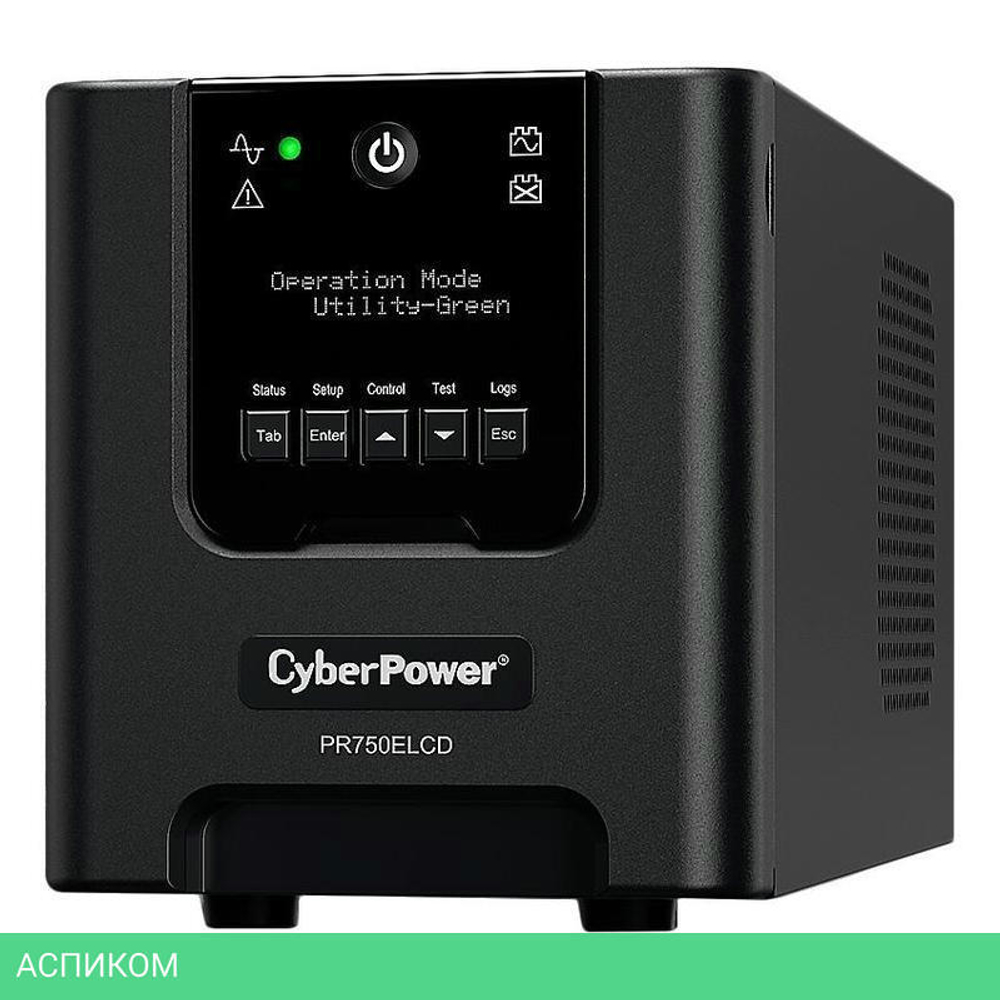 Источник бесперебойного питания CyberPower LCD 750VA/675W (PR750E)