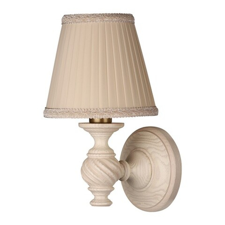 Бра Люберон основание круг бежевый дуб с коричневой патиной БЛ08БК