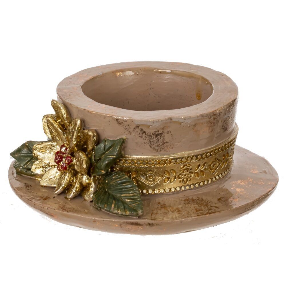 GAEM Подсвечник, L10 W10 H4 см