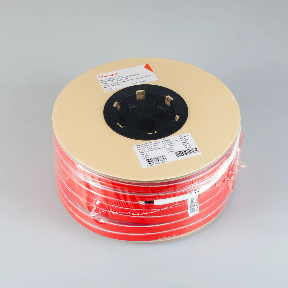 Светодиодная лента герметичная RTW-PS-B60-12mm 24V RGB (14.4 W/m, IP67, 5060, 50m) (Arlight, 14.4 Вт/м, IP67) 024587(2)