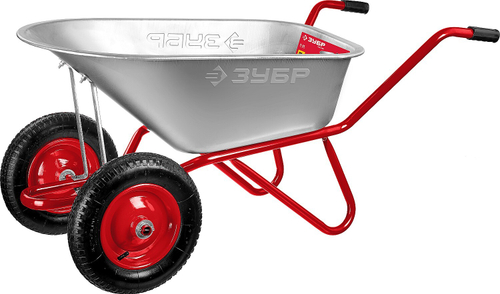 Садово-строительная двухколесная тачка ЗУБР Т-21 90 л 180 кг