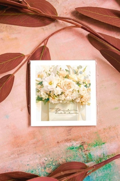 Карточка «Для тебя (пакетик с цветами)» K533