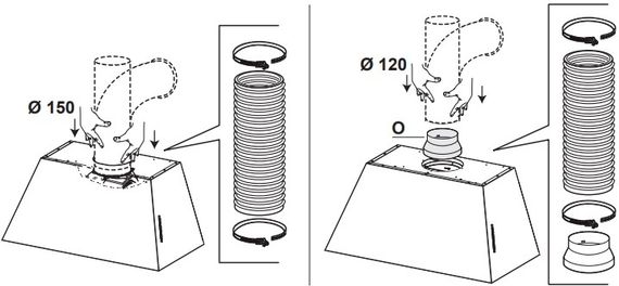 Вытяжка Bertazzoni KR110HER1NEDC