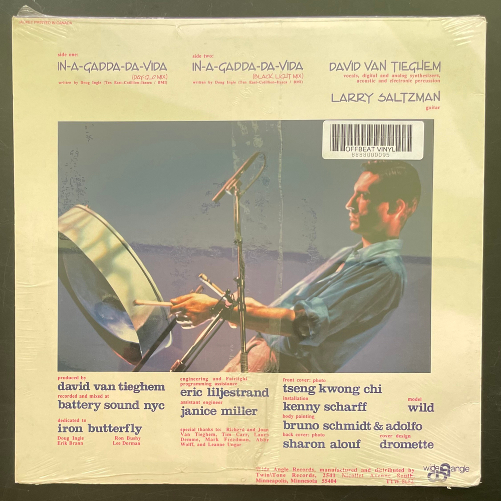 David Van Tieghem ‎– In-A-Gadda-Da-Vida (США 1986г.) EP